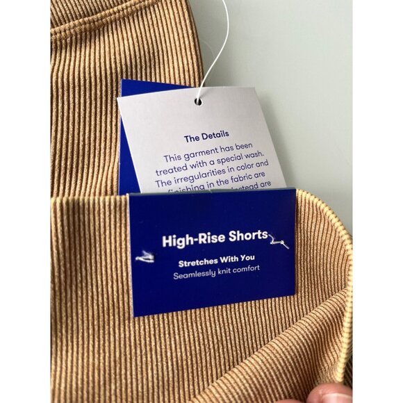 NWT JoyLab Women's High Rise Shorts Sand Brown Size M - PACK OF 2 - Picture 2 of 8